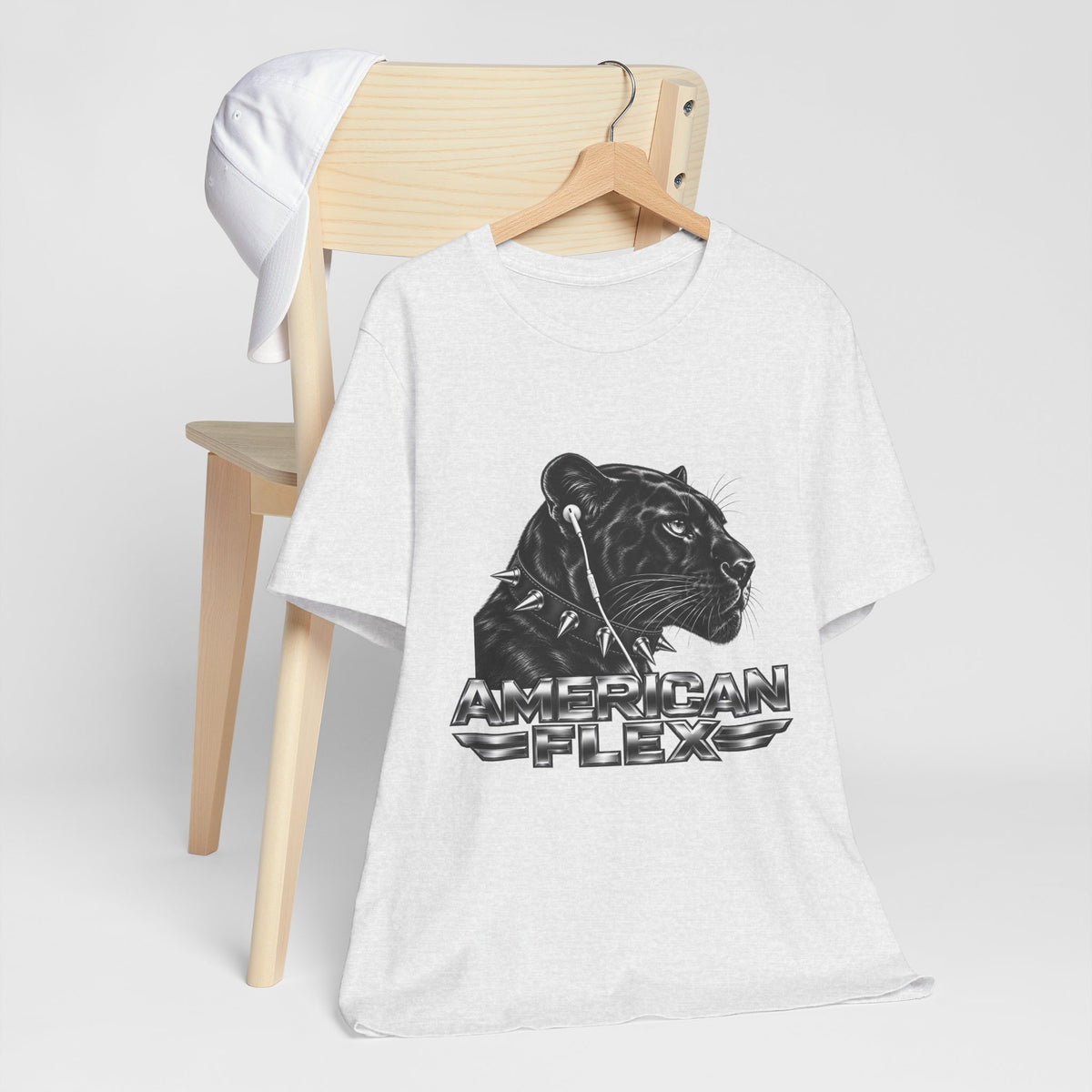 American Flex Panther Tee — Retro Logo Graphic T-Shirt