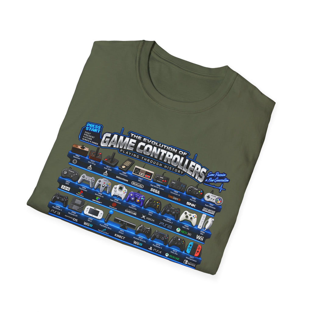 'Gamer 4 Life' Graphic Tee - Game Controllers Evolution