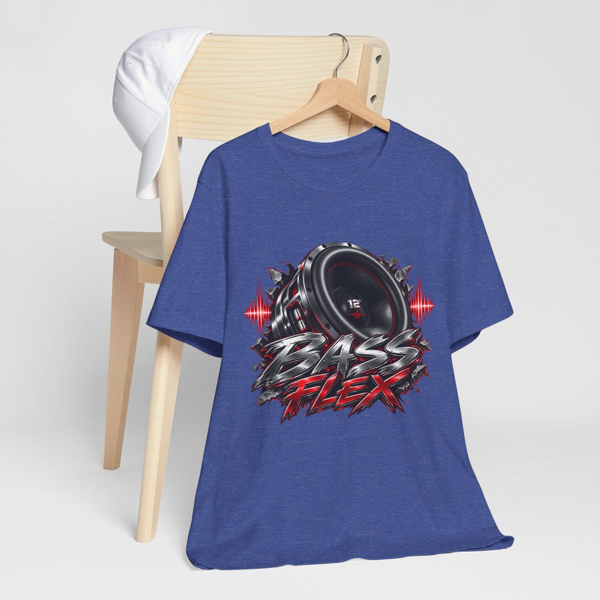 Bass Flex T-Shirt – Car Audio Subwoofer Graphic Tee