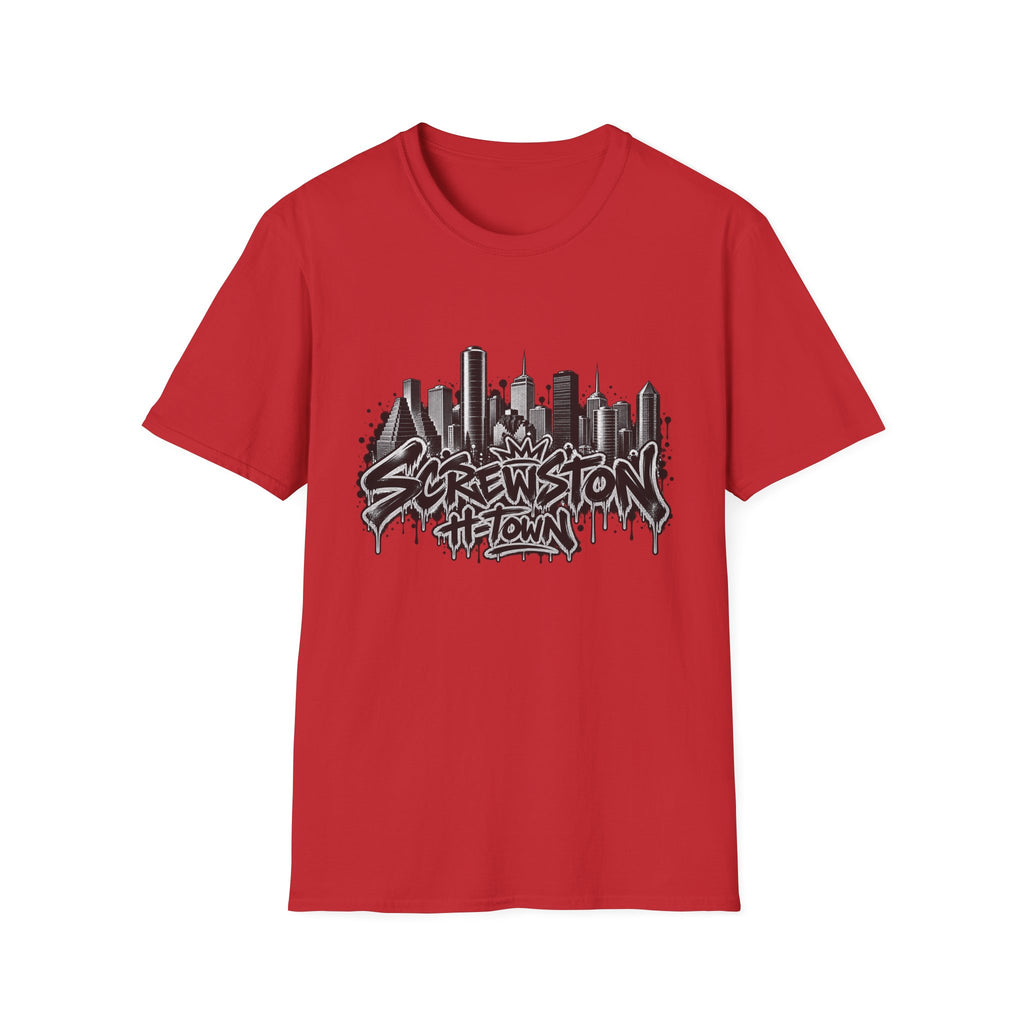 Screwston City  H-Town Skyline Graphic Tee