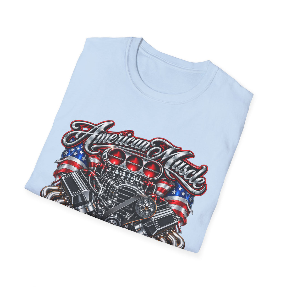 American Muscle Engine Graphic Tee