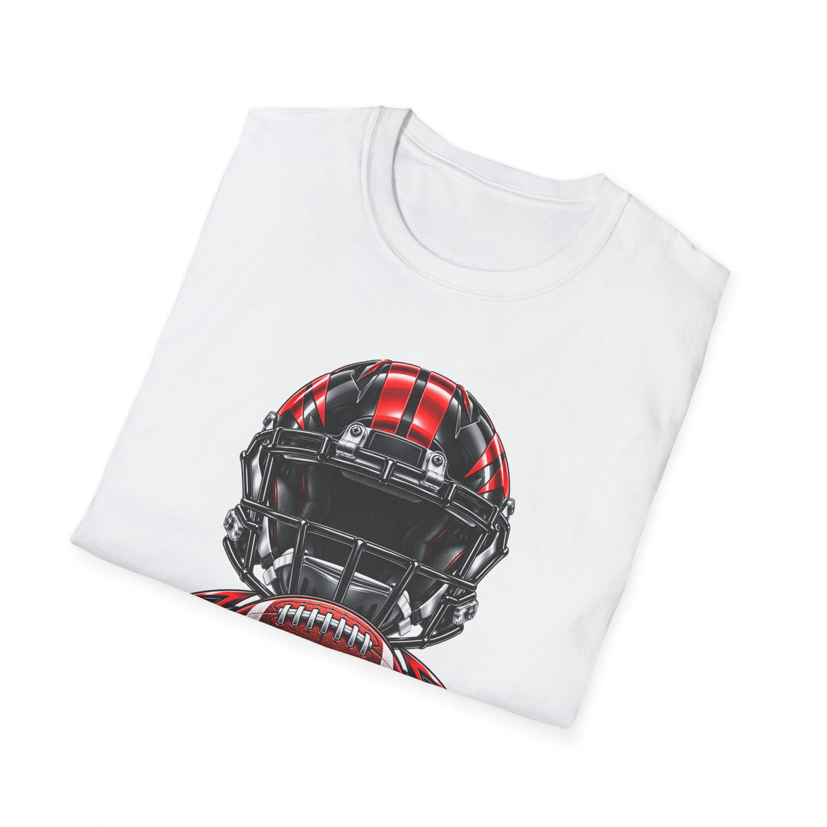 Football Any Day T-Shirt — Helmet Graphic Tee for Football Fans