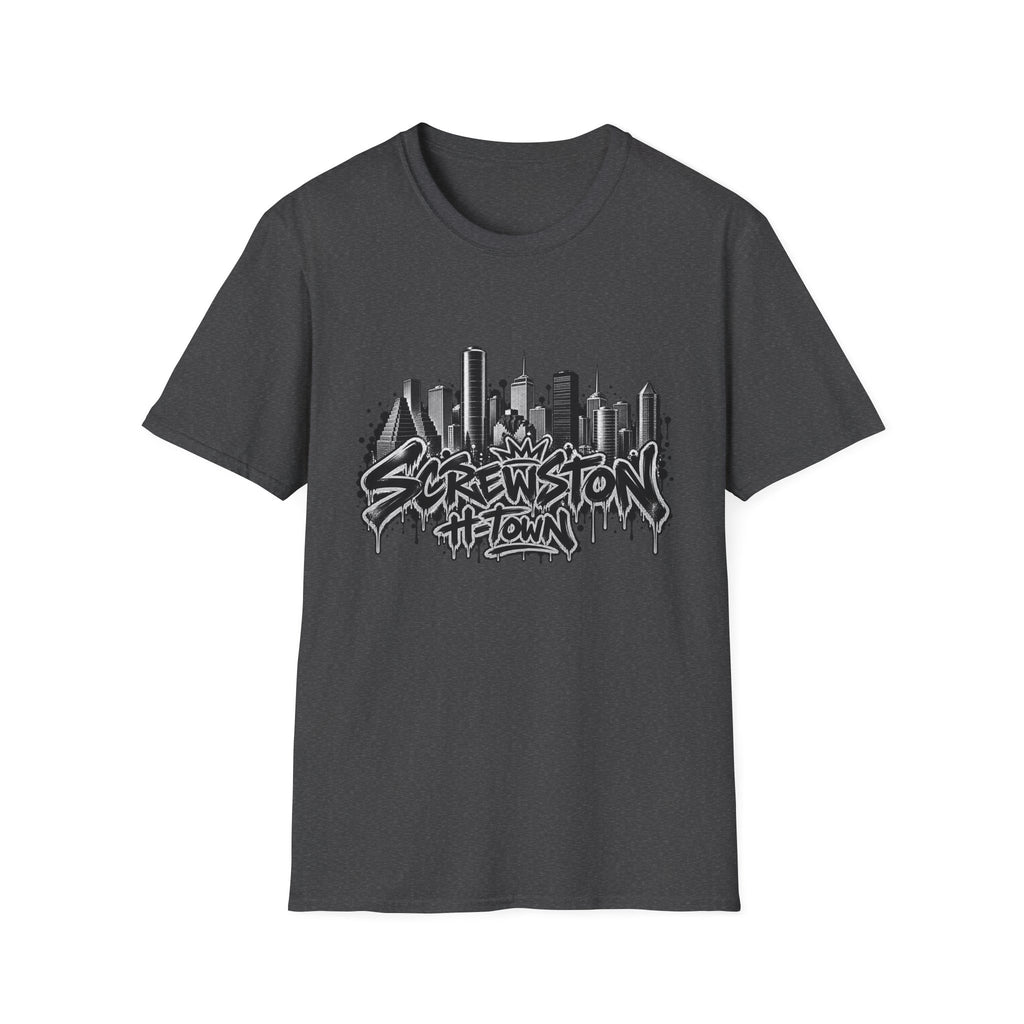 Screwston City  H-Town Skyline Graphic Tee