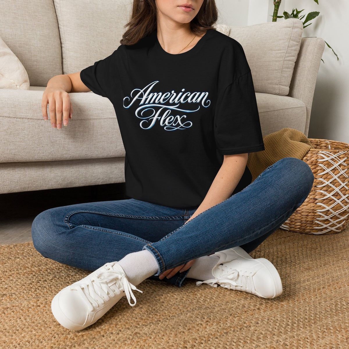 "American Flex" Script T‑Shirt