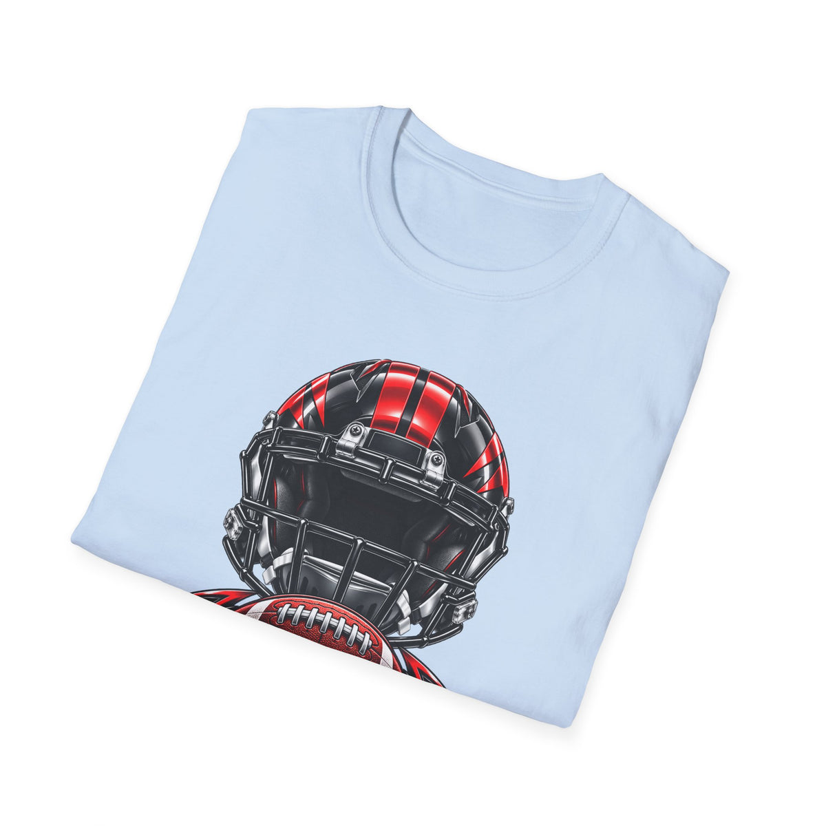 Football Any Day T-Shirt — Helmet Graphic Tee for Football Fans