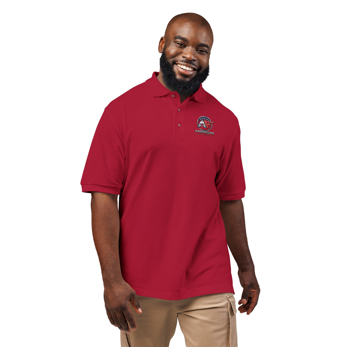 Embroidered "American Flex" Polo Shirt – American Legend