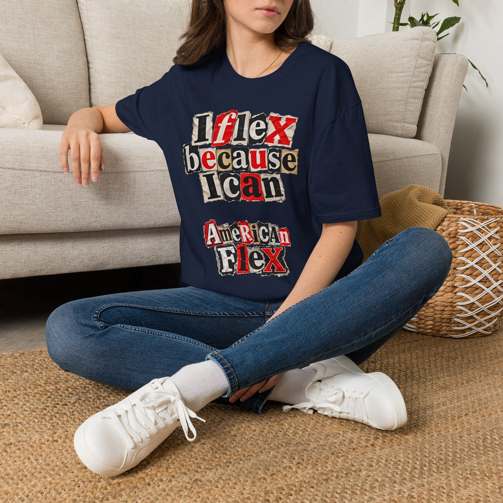 "I Flex Because I Can" American Flex Graphic Tee
