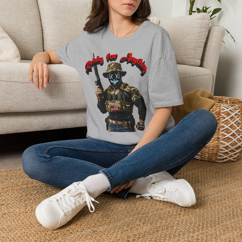 "Ready For Anything" Tactical Soldier Graphic Tee
