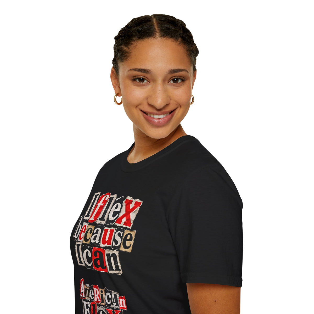 "I Flex Because I Can" American Flex Graphic Tee