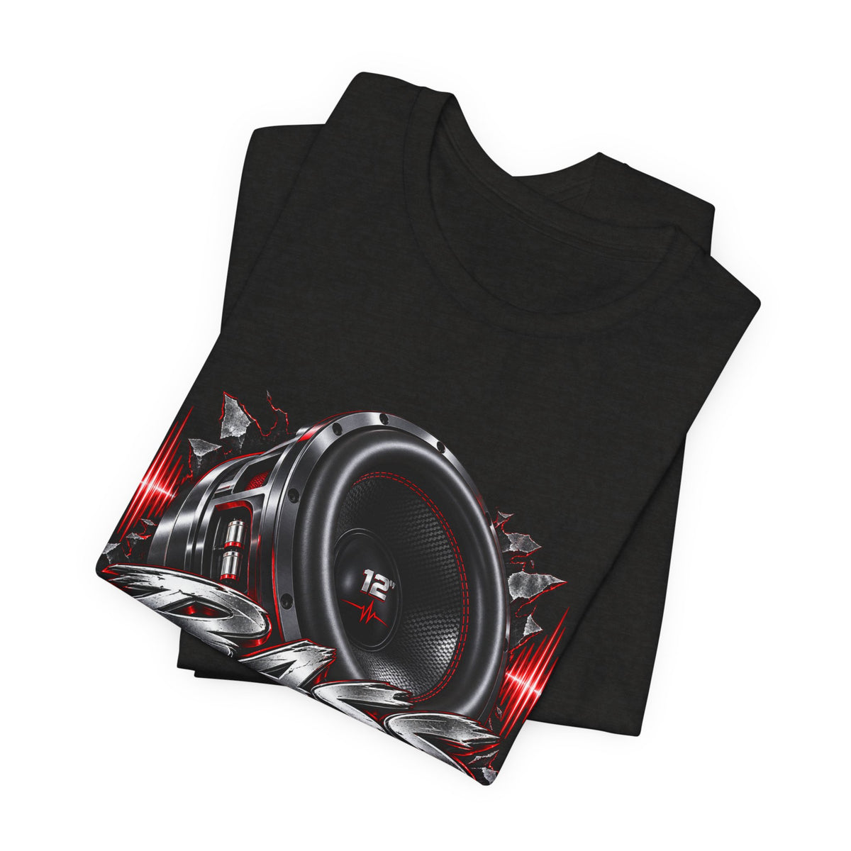 Bass Flex T-Shirt – Car Audio Subwoofer Graphic Tee
