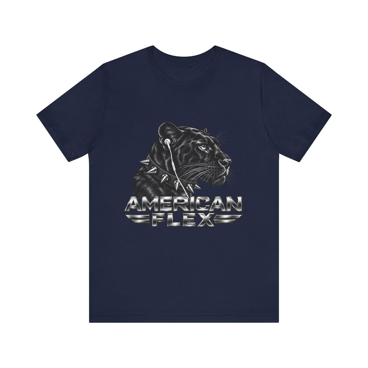 American Flex Panther Tee — Retro Logo Graphic T-Shirt