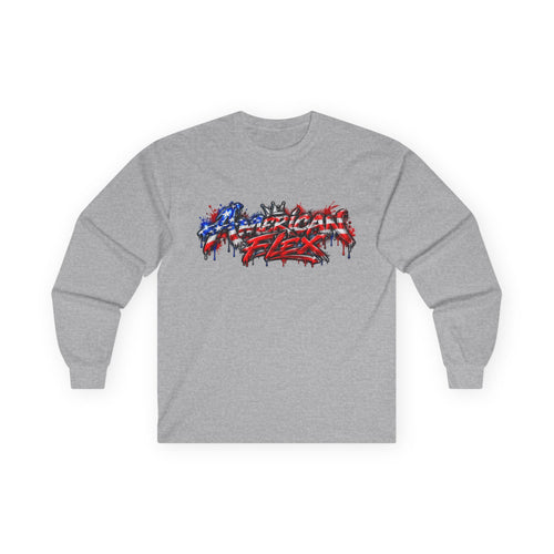 "American Flex" Long Sleeve Shirt -Patriotic Graphic Drip