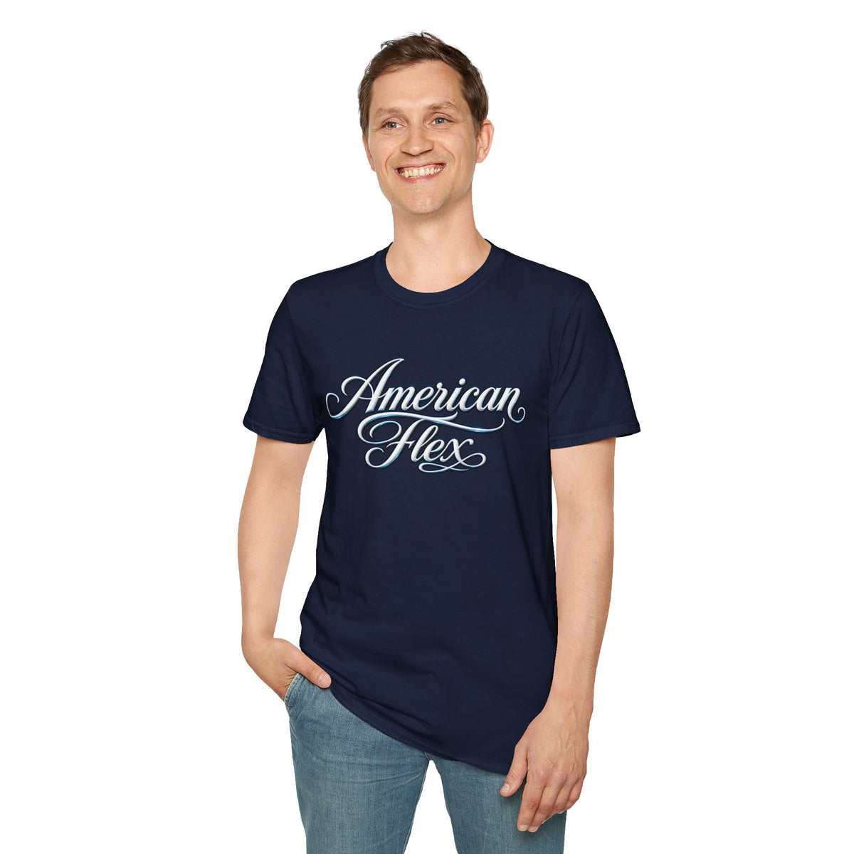 "American Flex" Script T‑Shirt