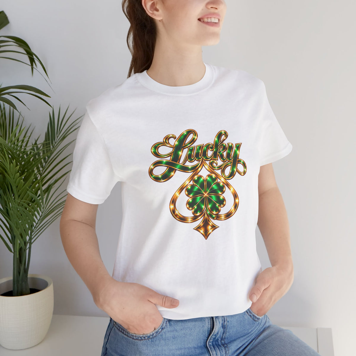 Ladies Lucky Shamrock and Spade