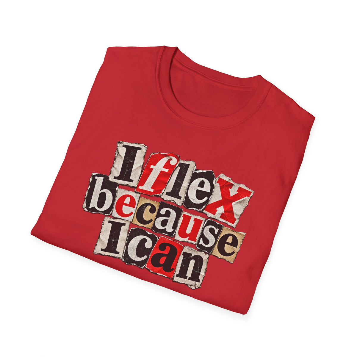 "I Flex Because I Can" American Flex Graphic Tee