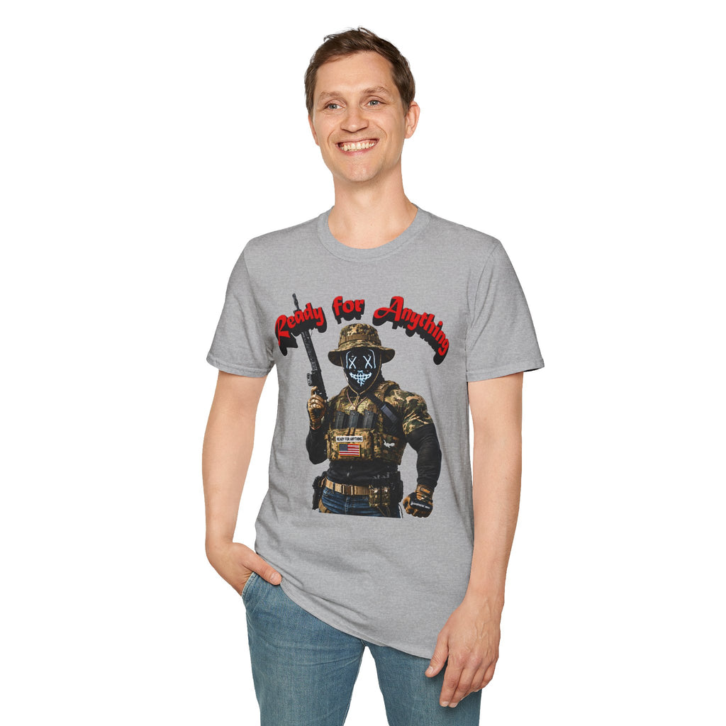 "Ready For Anything" Tactical Soldier Graphic Tee