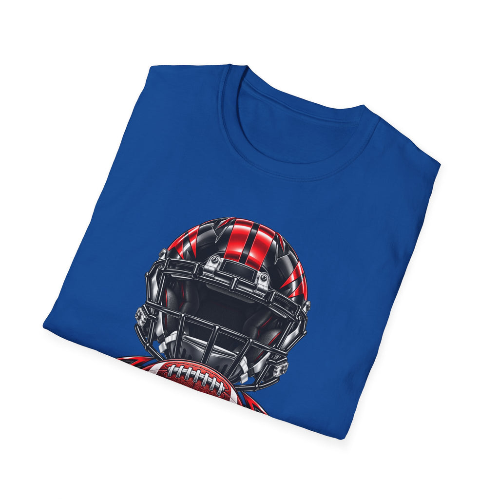 Football Any Day T-Shirt — Helmet Graphic Tee for Football Fans