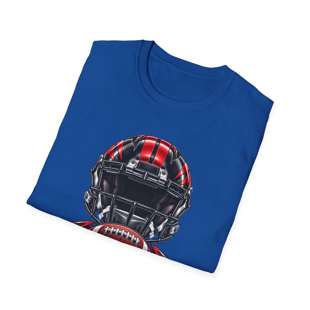 Football Any Day T-Shirt — Helmet Graphic Tee for Football Fans