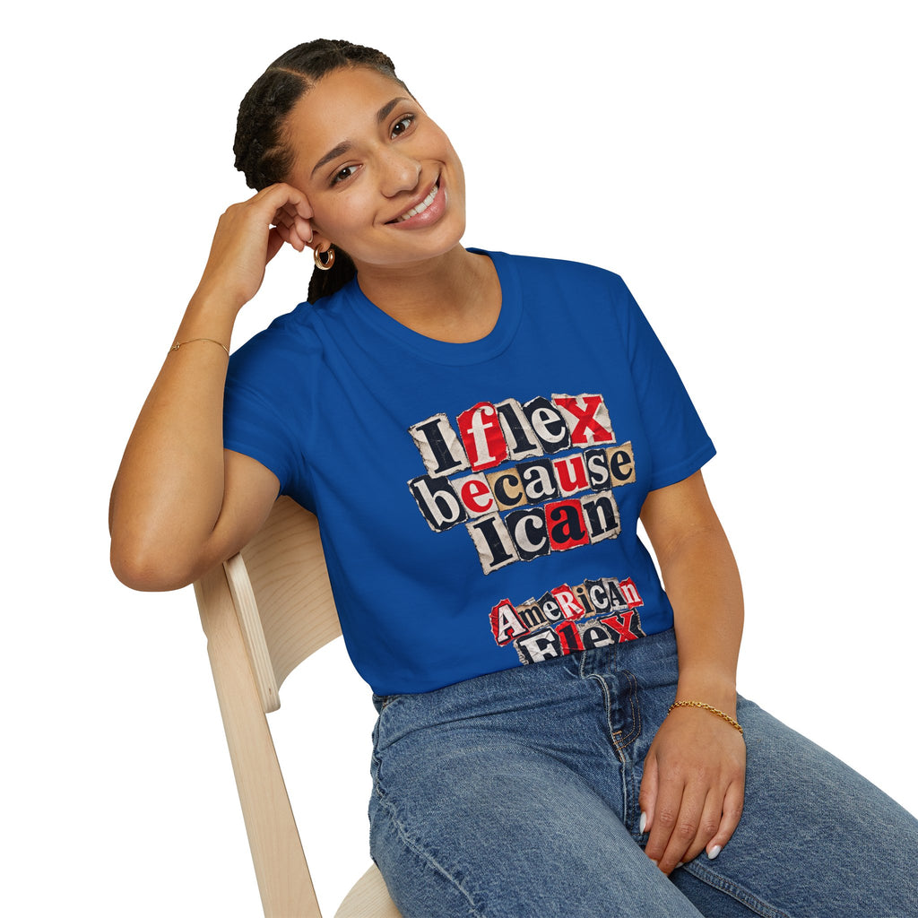 "I Flex Because I Can" American Flex Graphic Tee