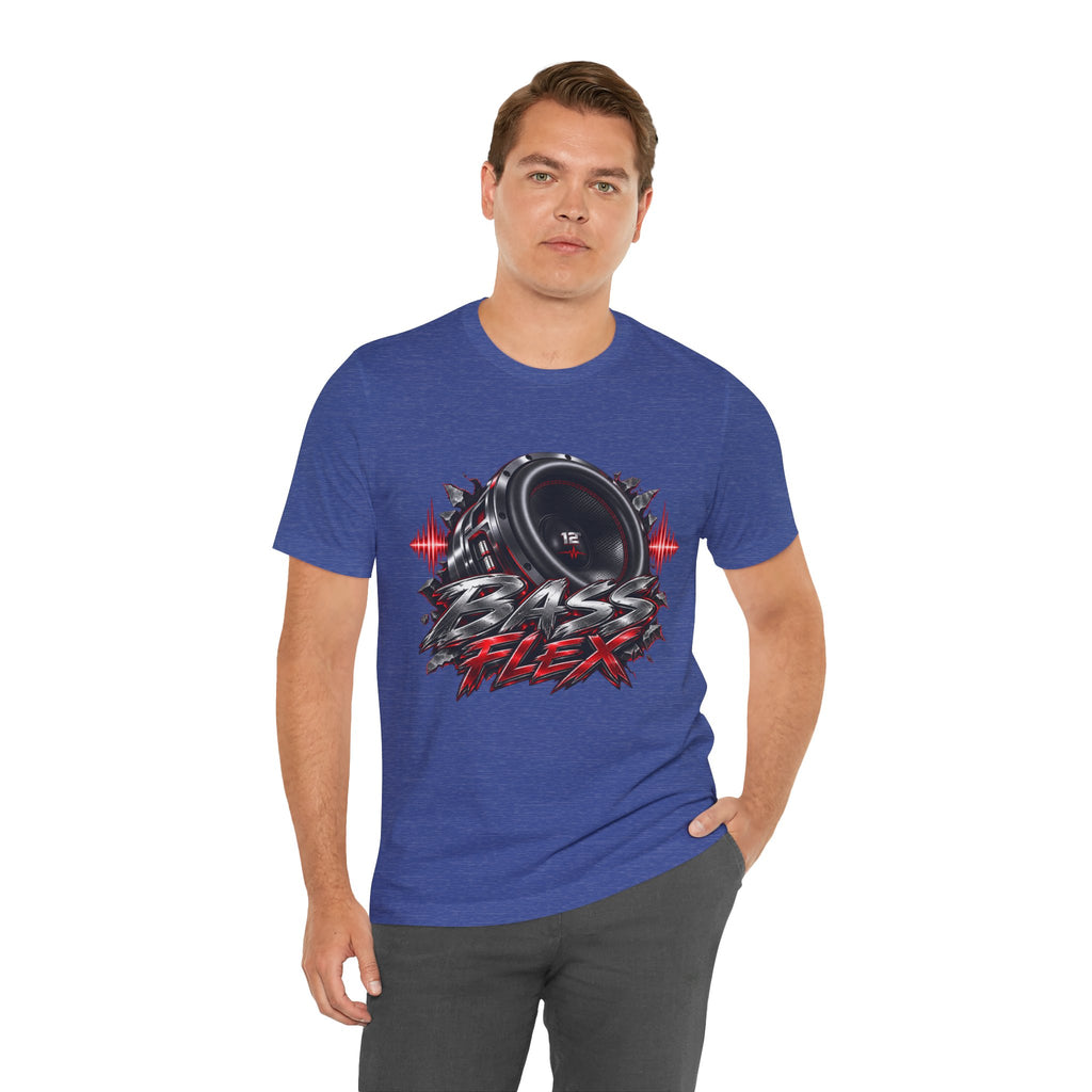 Bass Flex T-Shirt – Car Audio Subwoofer Graphic Tee