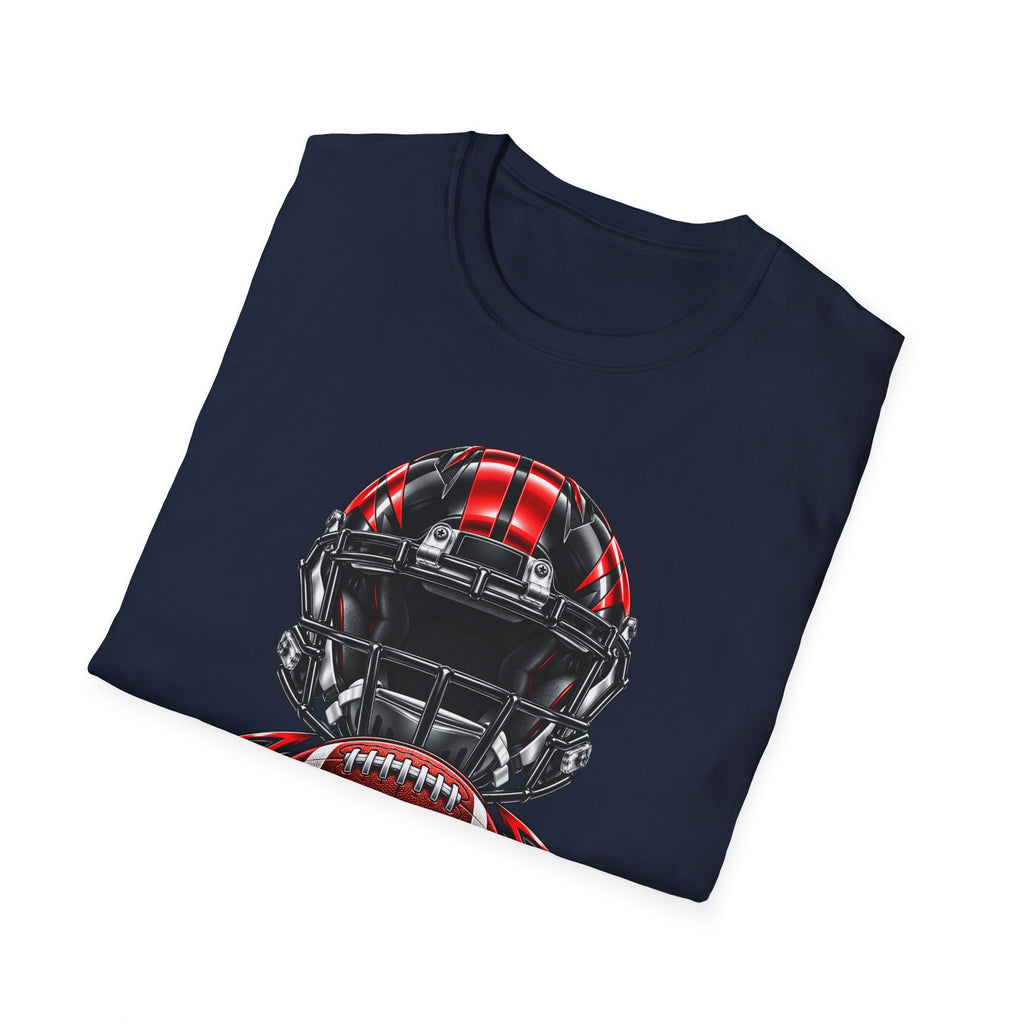 Football Any Day T-Shirt — Helmet Graphic Tee for Football Fans