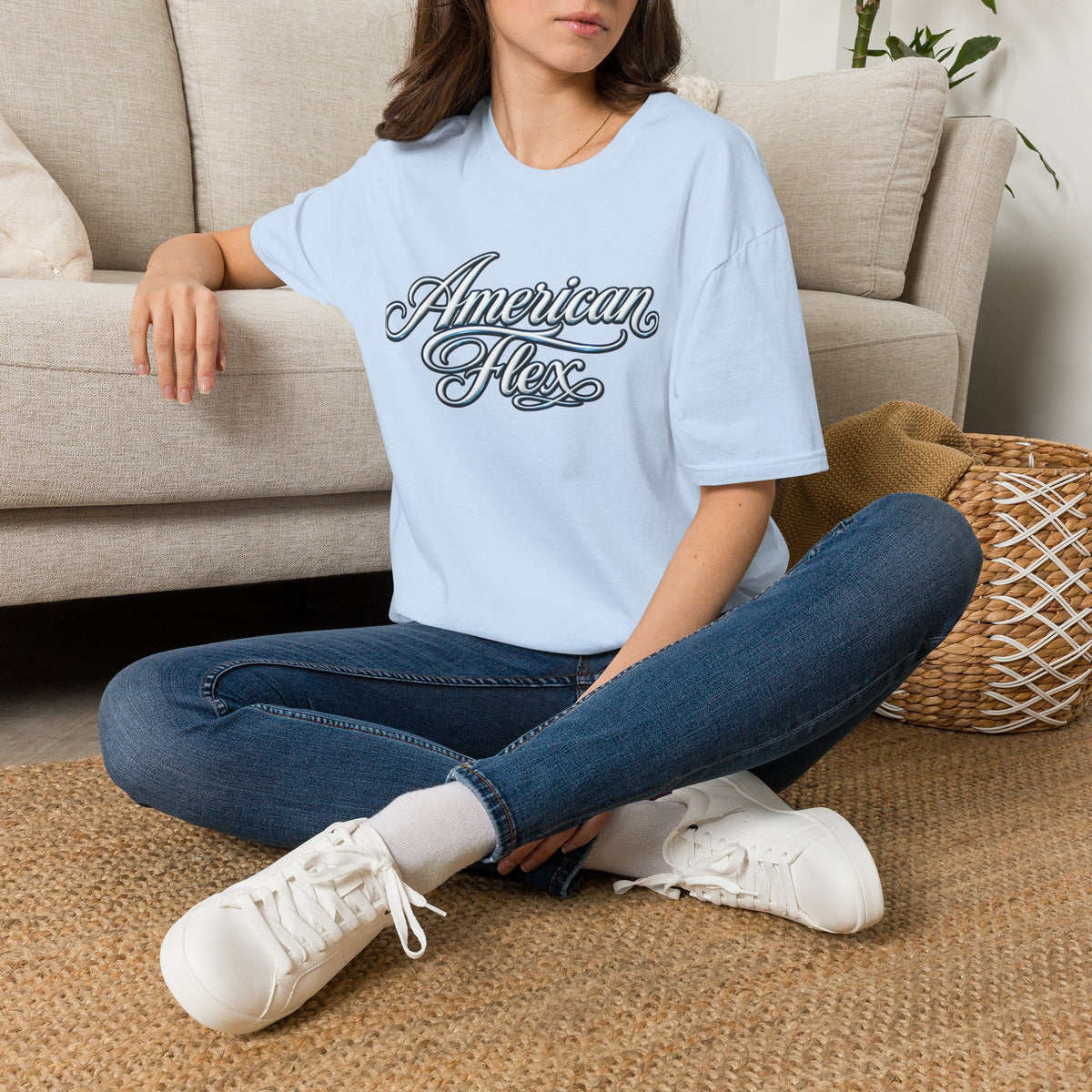 "American Flex" Script T‑Shirt
