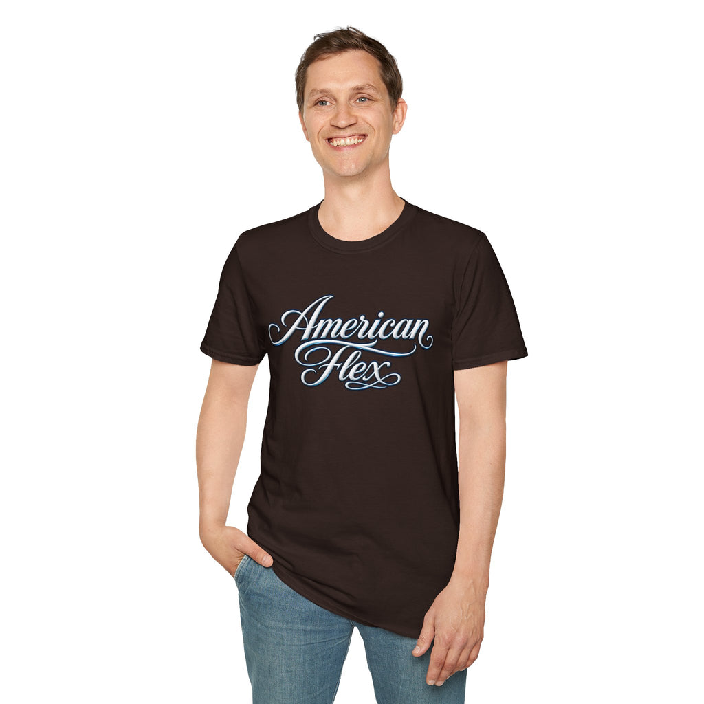 "American Flex" Script T‑Shirt