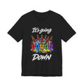 It's Going Down Party T-Shirt — Colorful Bottles and Shots