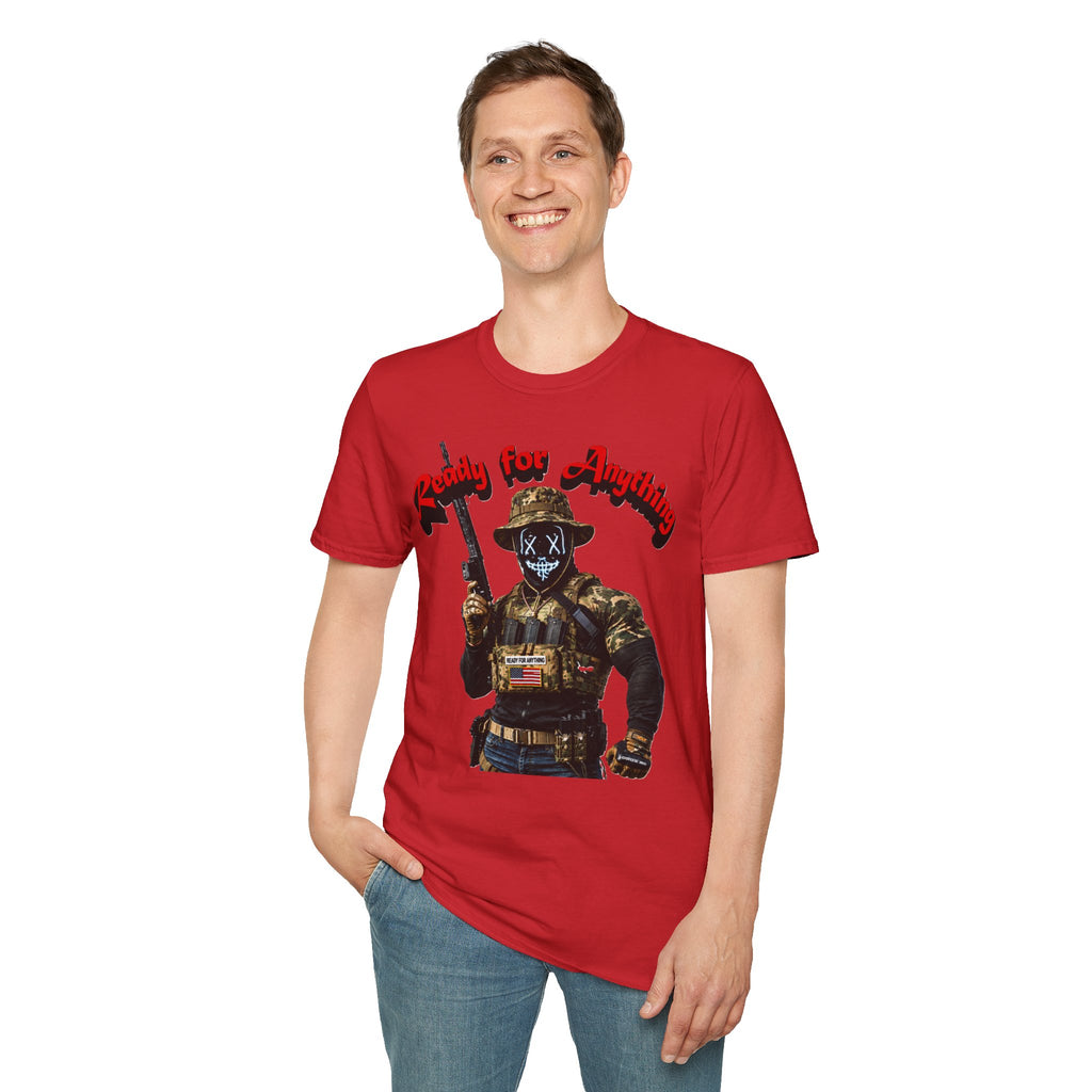 "Ready For Anything" Tactical Soldier Graphic Tee