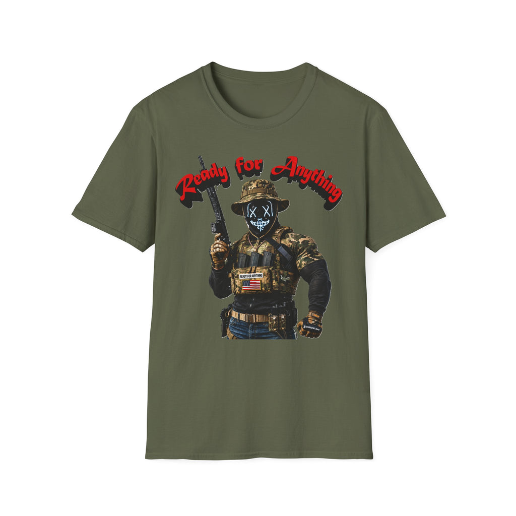 "Ready For Anything" Tactical Soldier Graphic Tee