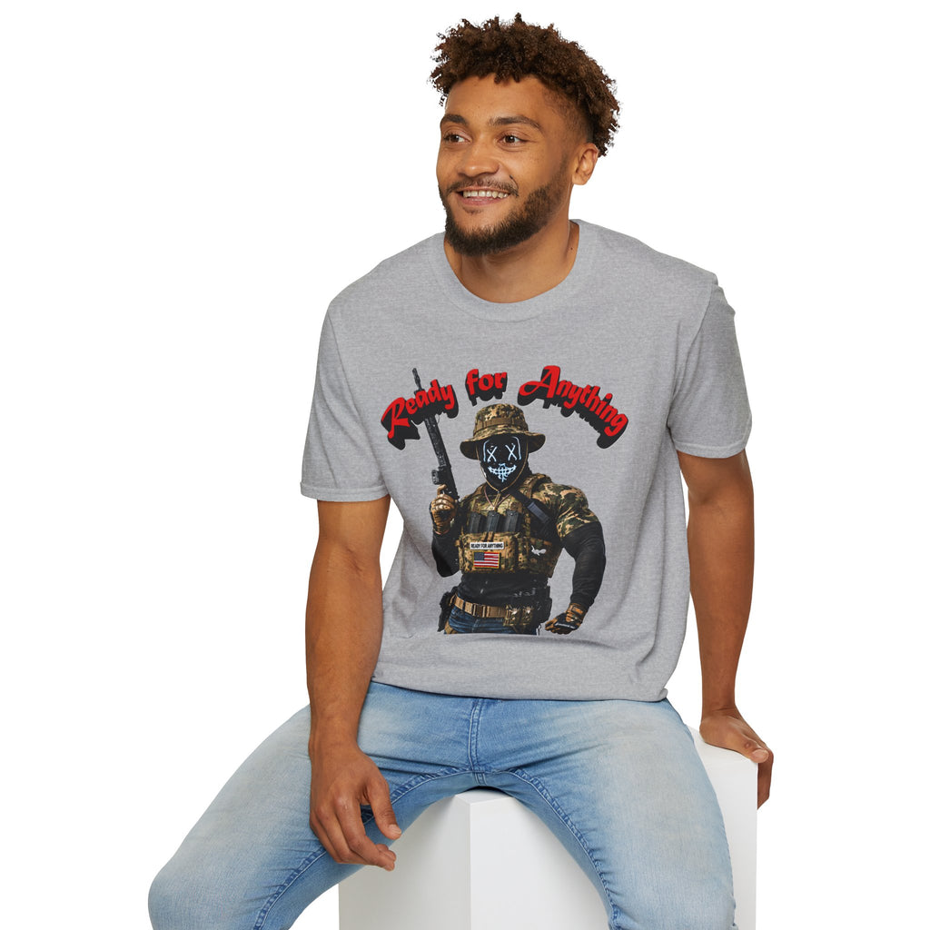 "Ready For Anything" Tactical Soldier Graphic Tee