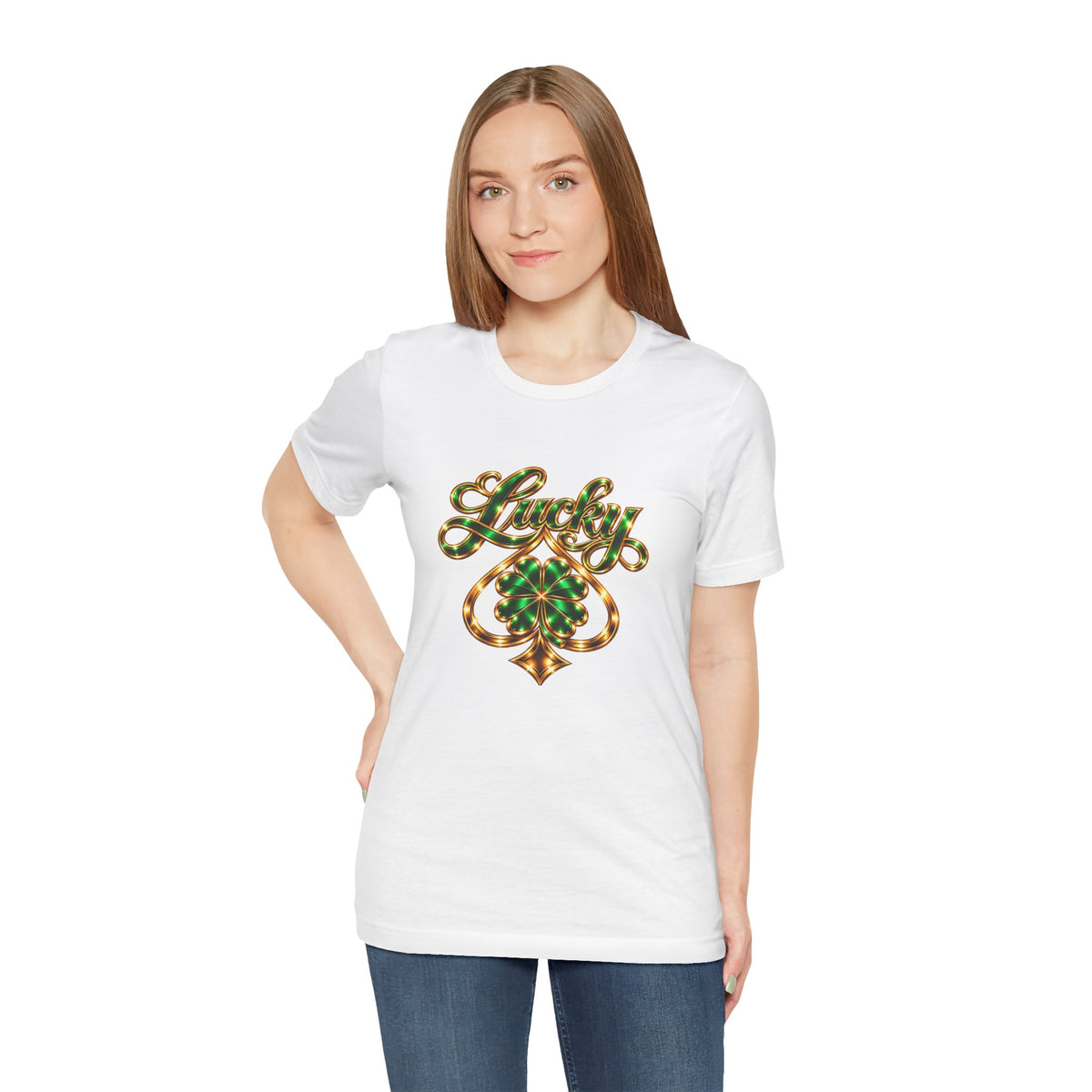 Ladies Lucky Shamrock and Spade