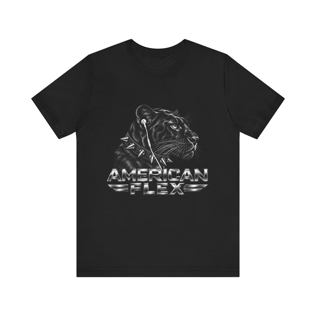 American Flex Panther Tee — Retro Logo Graphic T-Shirt
