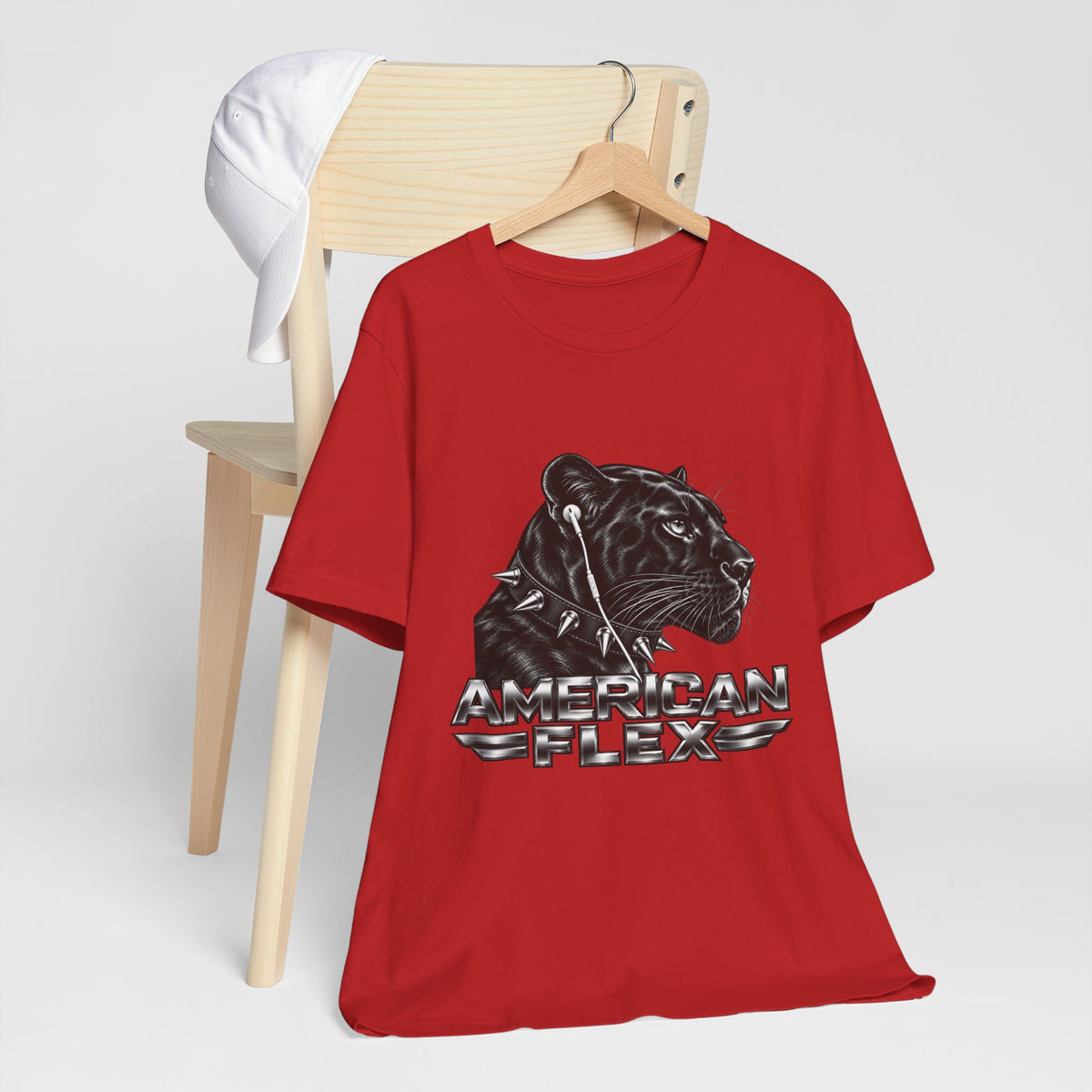 American Flex Panther Tee — Retro Logo Graphic T-Shirt