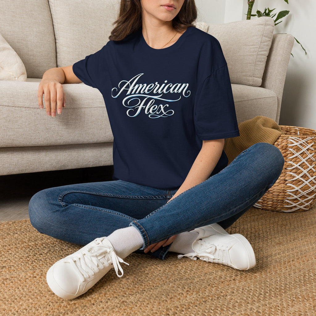 "American Flex" Script T‑Shirt
