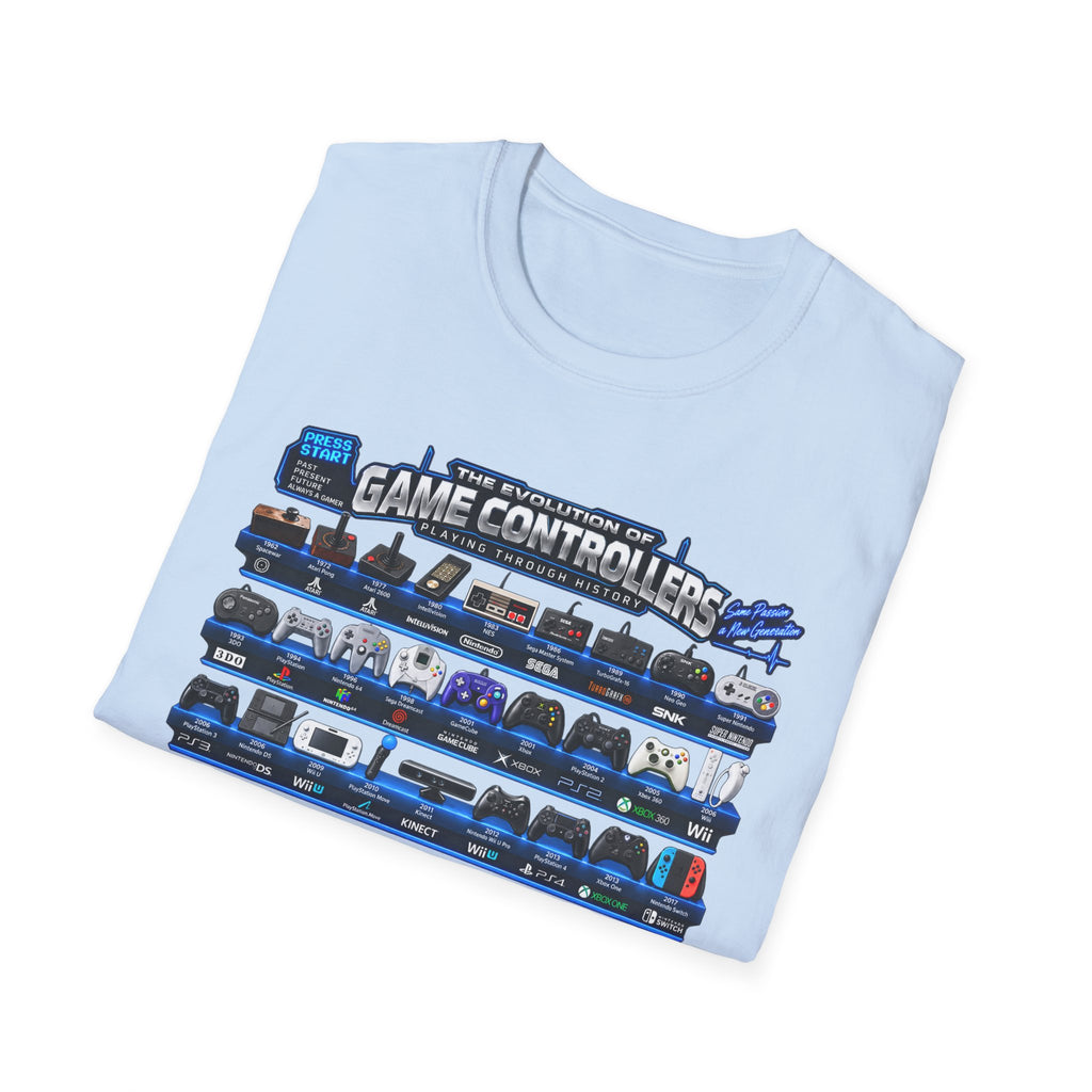 'Gamer 4 Life' Graphic Tee - Game Controllers Evolution