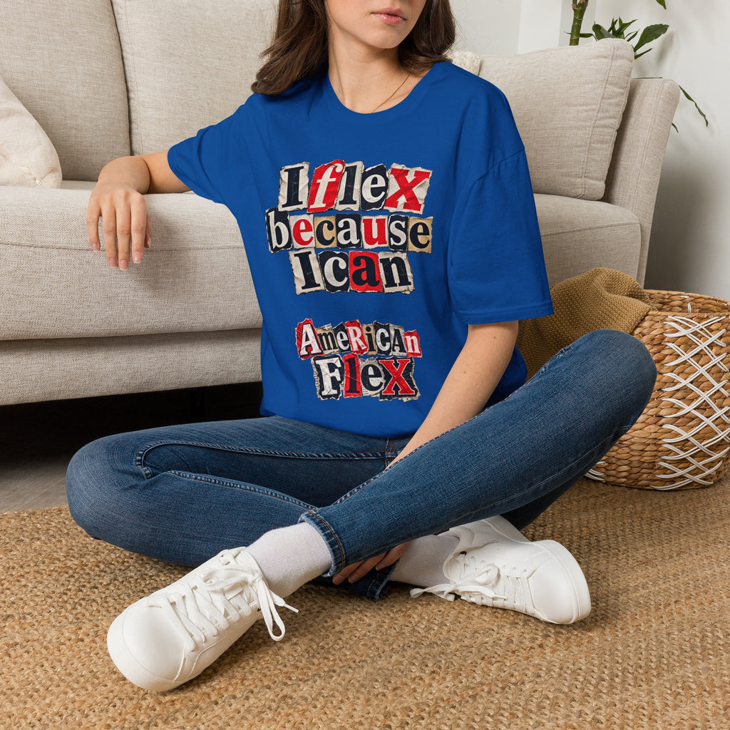 "I Flex Because I Can" American Flex Graphic Tee