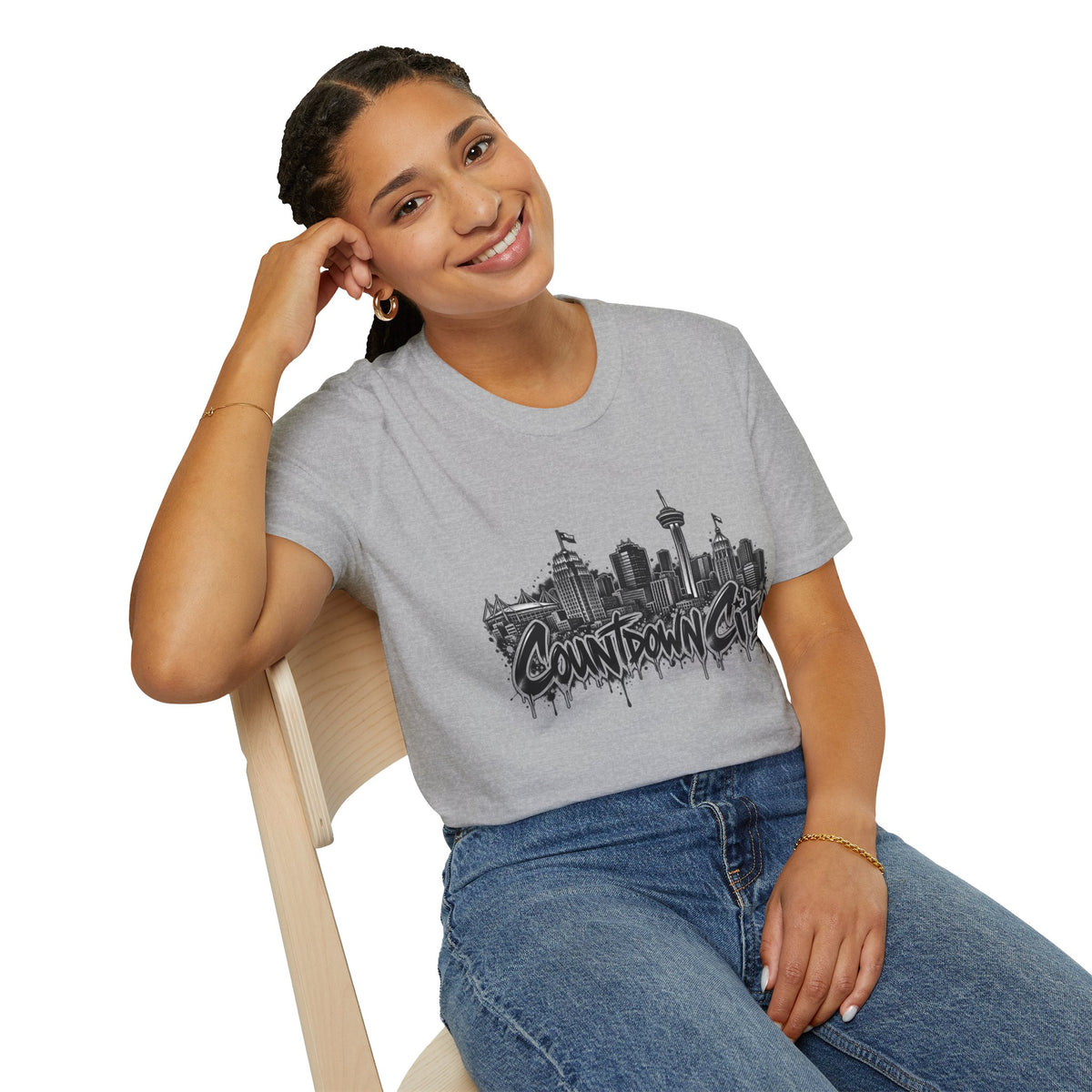 "Countdown City" San Antonio Skyline Graphic Tee