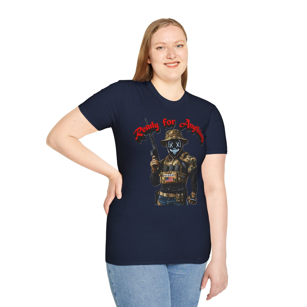 "Ready For Anything" Tactical Soldier Graphic Tee