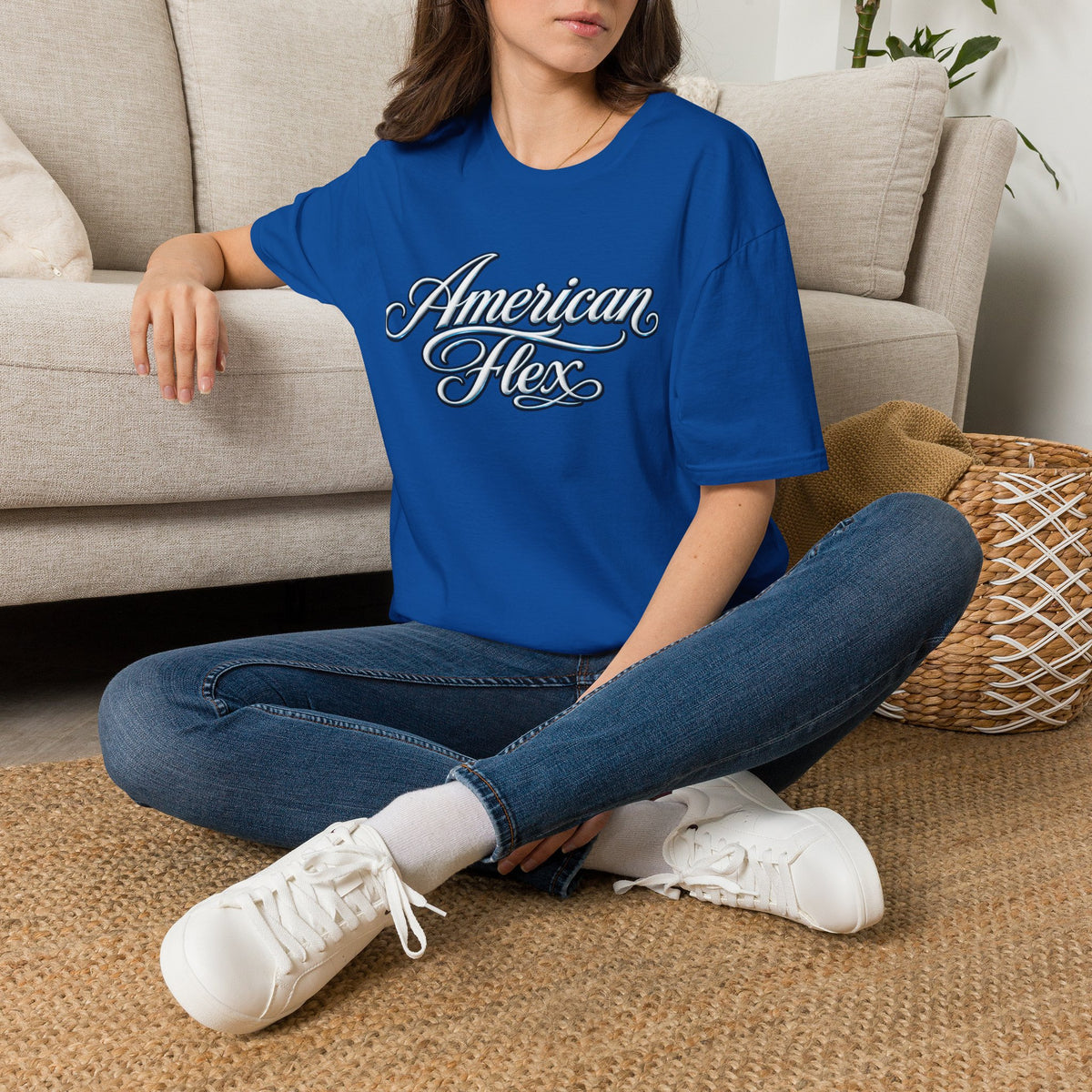 "American Flex" Script T‑Shirt
