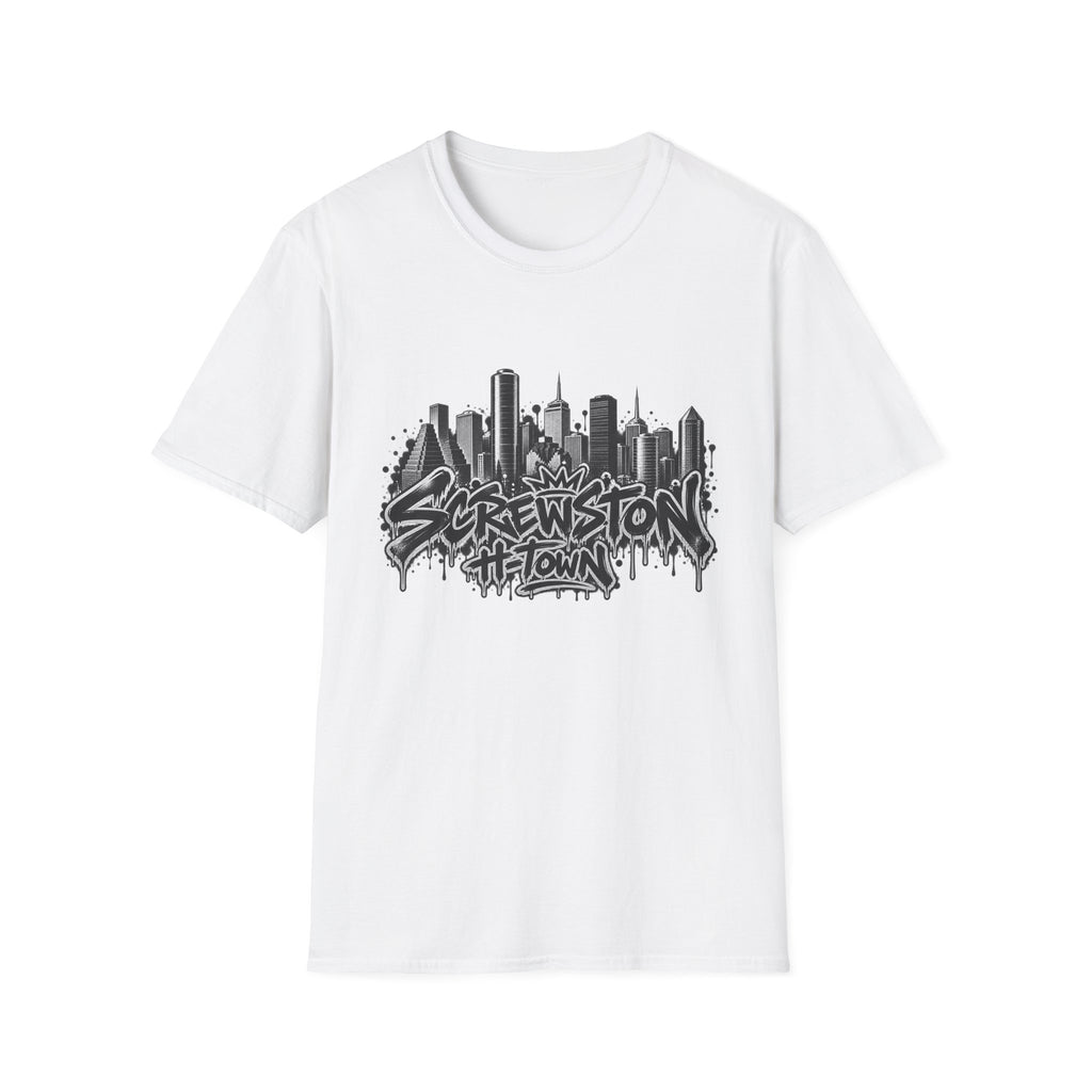 Screwston City  H-Town Skyline Graphic Tee