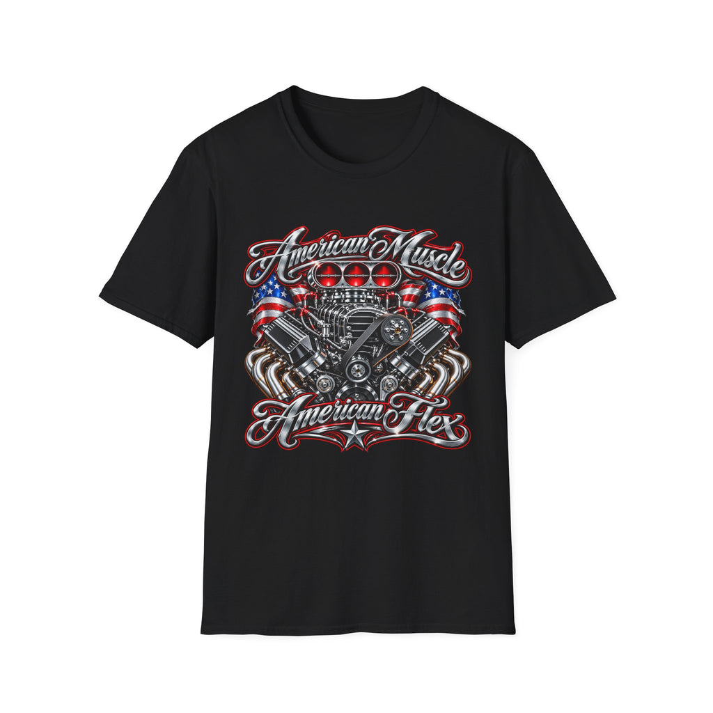 American Muscle Engine Graphic Tee