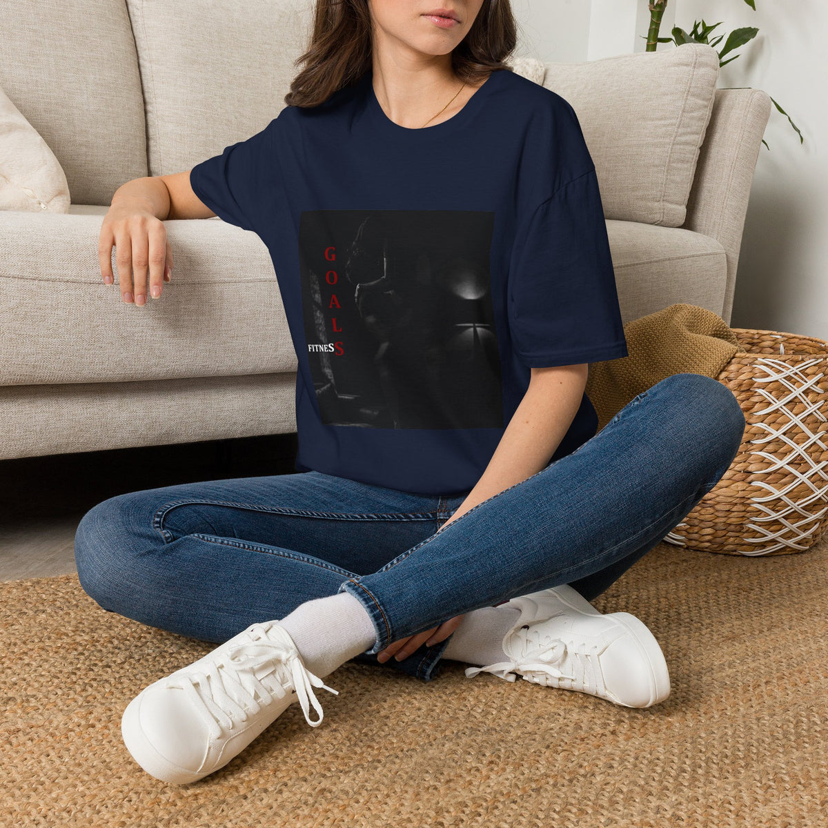 Fitness Goals — Minimalist Gym & Streetwear Tee