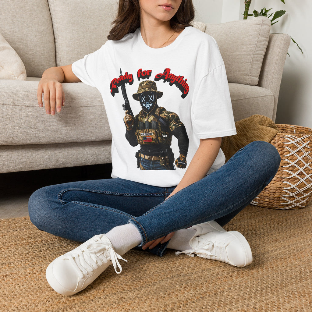 "Ready For Anything" Tactical Soldier Graphic Tee