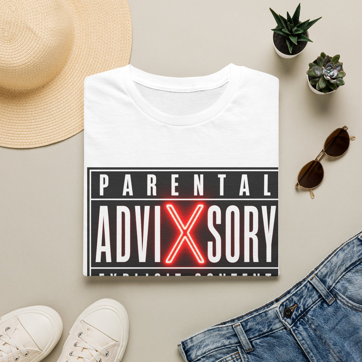 Parental Advisory Graphic T-Shirt