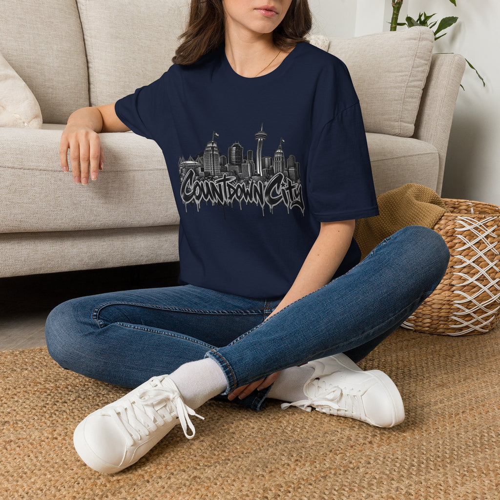 "Countdown City" San Antonio Skyline Graphic Tee