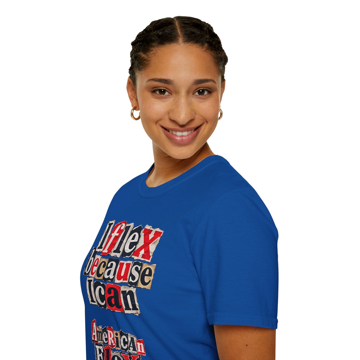 "I Flex Because I Can" American Flex Graphic Tee
