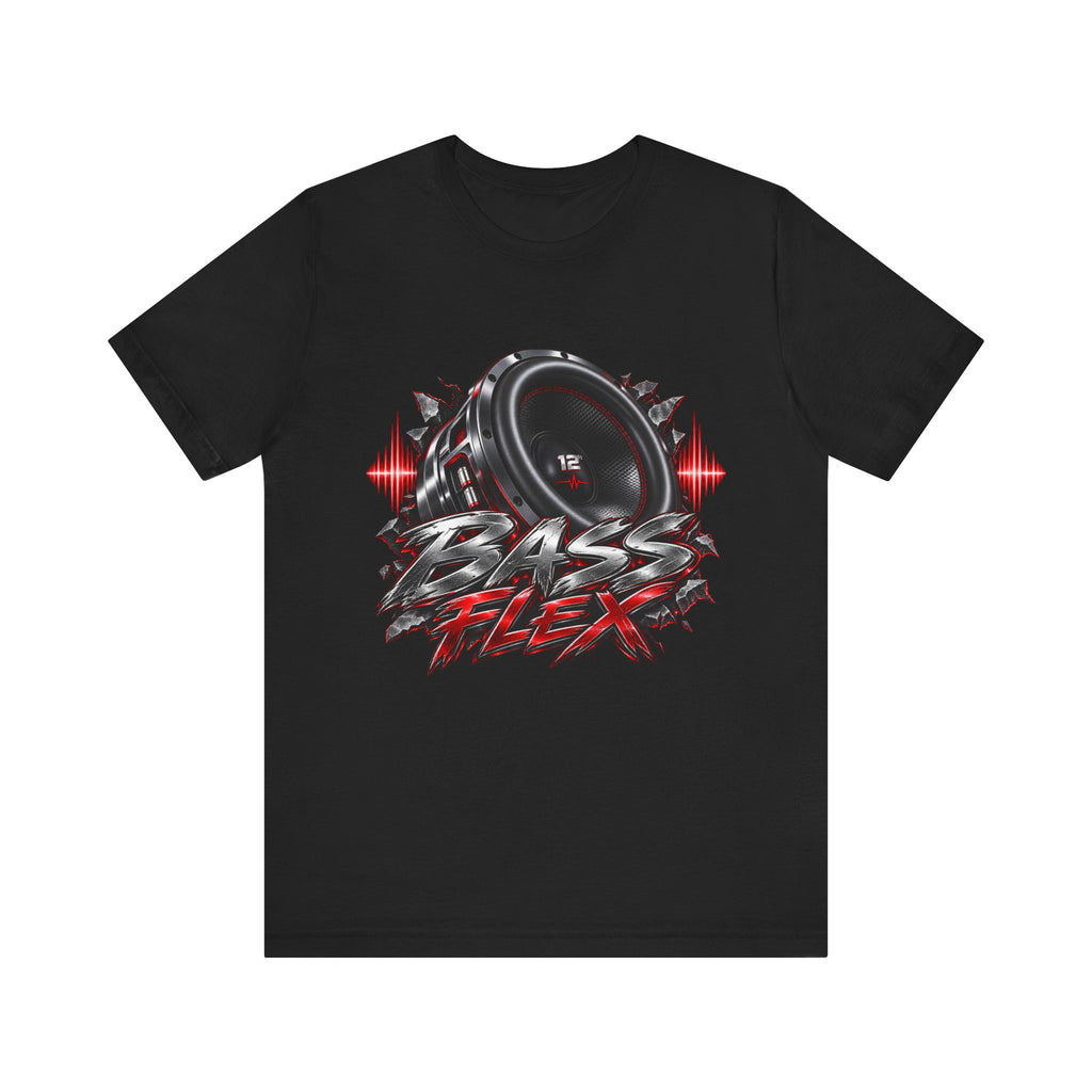 Bass Flex T-Shirt – Car Audio Subwoofer Graphic Tee