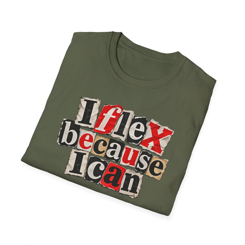 "I Flex Because I Can" American Flex Graphic Tee