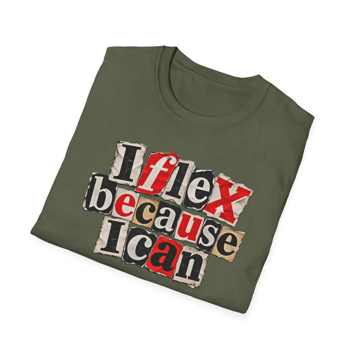"I Flex Because I Can" American Flex Graphic Tee